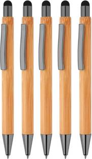 UJJi Real Bamboo Pen with Stylus for Touch Screen Multi-function Pen