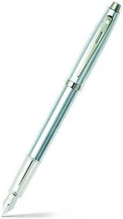 SHEAFFER SH 100 E9306 Brushed Chrome With Chrome Plated Trims (Medium Nib) Fountain Pen