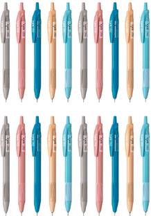 FLAIR SRX Retractable Ball Pen Box | Tip Size 0.7 mm | Smooth Writing Ball Pen