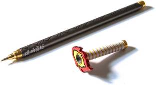 Kidskaari Demon Slayer Samurai Sword Pen| Anime Signature Katana- Rengoku Kyoujurou| Gel Pen