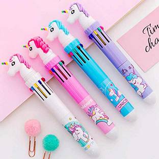 BONZEAL 10 in 1 Unicorn Ball Pen