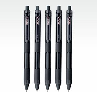 FLAIR Zoox Minimalistic Design Rubberised Body F7 0.7 mm Retractable Mechanism Roller Gel Pen