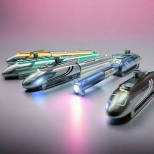 SABIRAT Stylish Helicopter Shape Gel Pen With Light For Kids & Student [Random Color] Gel Pen