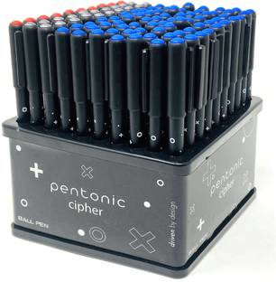 Pentonic Cipher 0.5mm Tumbler Pack Ball Pen