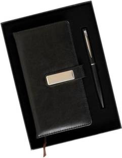 FABULASTIC 2 in 1 Corporate Gift Set with Journal Diary & Metal Pen, Valentine Gift Ball Pen
