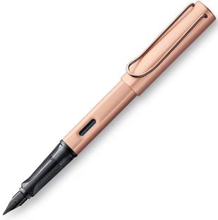 SHOPONIL Rose Gold Fountain Pen with Sturdy Plastic | Metal Clip | Comfortable Grip Pencil