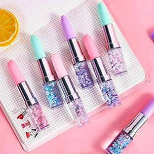 cutetoys Lipstick pen gel pen pack of 6 Pen Gift Set