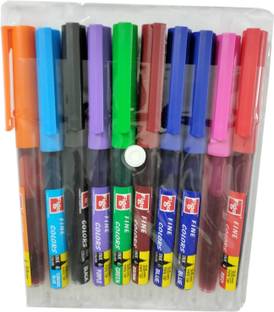 FIGO 10 Vivid Coloured Ink Pen 0.7 Multi-function Pen