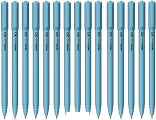 HAUSER XO Ball Pen Blue Pack Of 15 With Gel Pen Ink Eraser Ball Pen