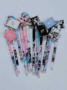 Poohan BTS GEL pen with attached Diary 0.35mm Nib Size 0.5mm Gel Pen