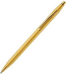 CROSS Classic Century 23Kt Gold-plated Engraved Diamond Pattern Ballpoint Pen Ball Pen