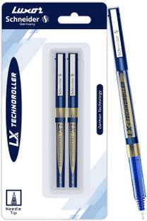 LUXOR Schneider LX7 Technoroller| 0.7 mm tip| German Technology| 100% Liquid Ink Roller Ball Pen