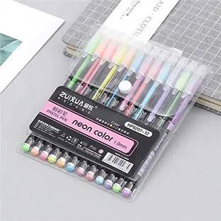 Kandle Set Of 12 Pastle Gel Pens Art Marker for Adult Coloring Books and Crafting Gel Pen