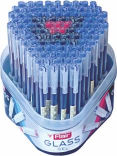 FLAIR Glass Gel Pack of 100 Gel Pen