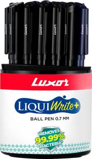 LUXOR Liquiwrite+ Antimicrobial Ball Pen