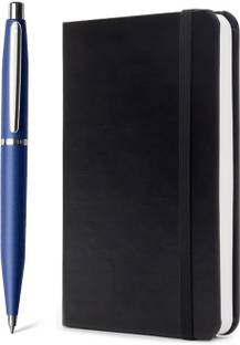 SHEAFFER VFM | Neon Blue Ball Pen With A6 Notebook Combo | Premium Pen Gift Set