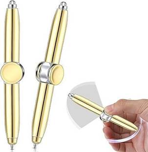 RDWAY Fidget Spinning Pen Multi Functional Help Stress Reducer Help Thinking Pen Roller Ball Pen