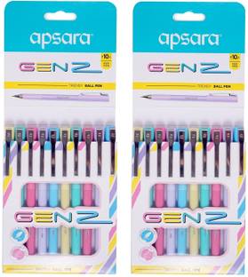 APSARA Genz Ball Pen | Smooth & Long Writing & Comfortable Grip Ball Pen