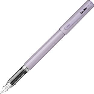Scrikss Primeo Lilac Pastel Fountain Pen | Smooth Writing | Beginners & Daily Use Fountain Pen