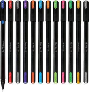 Pentonic 0.6 To 1.0mm Gel Pen Hard Box Case | Quick Dry, Waterproof Ink For Fast Writing Gel Pen