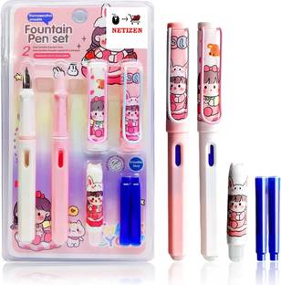 netizen Quality Fountain Pens with catridge, Gift for Kids, Return Gift Fountain Pen