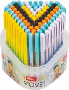 FLAIR Move Ball Pen Pack of 100 Ball Pen