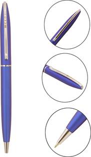 K K CROSI Premium Quality Metal Pen with Black Body Colour for Gifts and Promotions Ball Pen