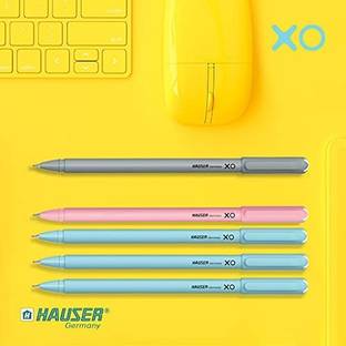 HAUSER XO Pack of 5(3Blue+1Black+1Red) Ball Pen