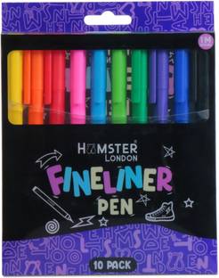 hamster london Scented And Brighter Fine liner 0.7mm Tip Pens, Multicolor Pens Set Fineliner Pen