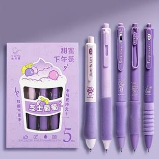 Harinder Purple Gel Pens Set Gel Pen