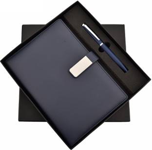 GifMor Premium 9218 Blue - A5 Diary and Pen Gift Set