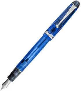 PILOT CUSTOM 74 TINTED BLUE CT FOUNTAIN PEN – 14KT GOLD RHODIUM-PLATED FINE NIB Fountain Pen