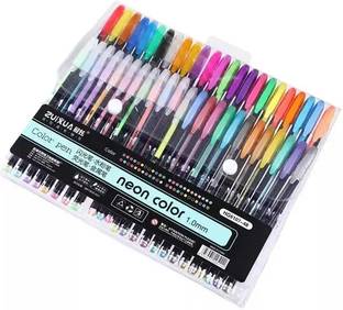 fixer Mandala Art Pens for Kids Neon Colored For Doodling, Drawing Gel Pen
