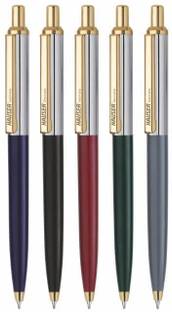 HAUSER Berlin Gold Designer Ball Pen Box Pack | Metal Body With Stylish Design Ball Pen