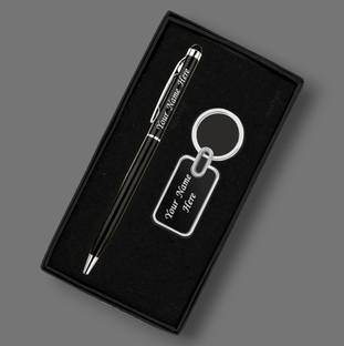 Mizi Craft Black Metal Pen With Keyring ( MCRAFT-ROL150224001 ) Ball Pen