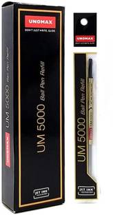 UNOMAX UM5000 Refill - Pack of 10 | Ink - Bllue | Ball Pen Refill