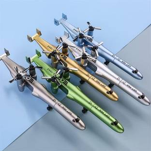 TECHNOCHITRA Designer Fighter Plane Shape Pen Set Gel Pen