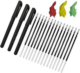 PARAMZA Magic Pens & Refills for Reusable Pen of Invisible Ink,Writing Pen Grip Refill