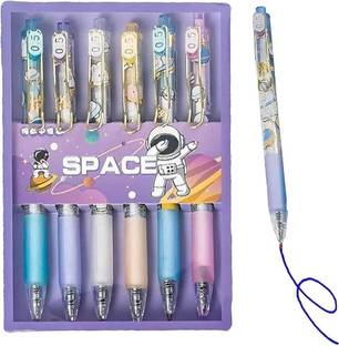 Downtown Celebrations Colorful Body Space Design Gel Pen Set for Writing Class Notes & Journal | Gel Pen