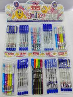 Jain Associates SmileyPack Ball Blue Pen Ball Pen