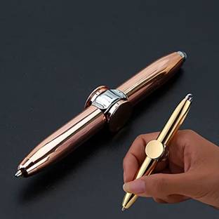 MAK Fidget Spinner Pen with LED Light to Help ADHD Stress Reducer Thinking Ballpoint Multi-function Pen
