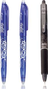 PILOT Frixion Pen combo (2Blue+1Black) Roller Ball Pen