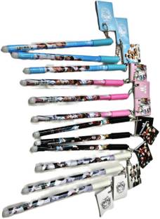 AAHANSHOPPE BTS THEME GEL PEN WITH SMALL LITTLE ATTACHED DIARY WITH EACH PEN PACK OF 12 PCS Gel Pen