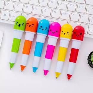 Sloies Stylish Capsule Designed Ball Pen/Stylish Pen For Kids Boys & Girls, Ball Pen