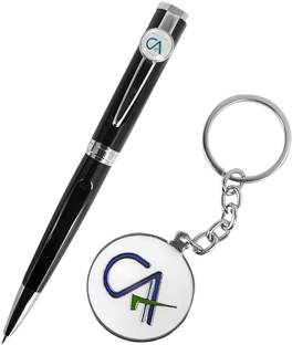Levin CA Pen Symbol CA Combo of Keychain and Pen Set Ball Pen