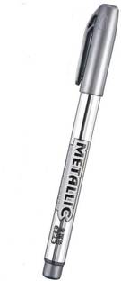 feelhigh Metallic Marker Pens, Silver Metallic Permanent Markers Multi-function Pen