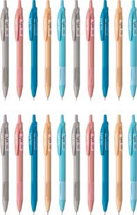 FLAIR SRX 0.7 mm Retractable Ball Pen Wallet | Triangular Body Design For Better Grip Ball Pen