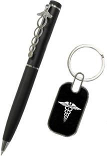 K K CROSI Doctor Pen and Keychain Set for Gifting Doctor Pen Gift Set
