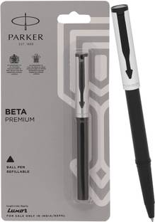 PARKER Beta Prem CT(Systemark) Silver Ball Pen