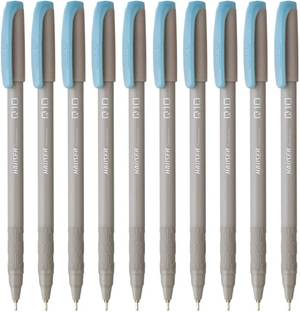 HAUSER Q10 Ball Pen Wallet Pack | 0.7 mm | Smooth Ink Flow With Low-Viscosity Ink Ball Pen